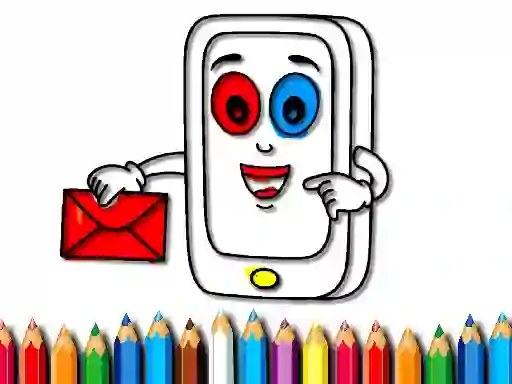 Žaidimas Mobile Phone Coloring Book internete