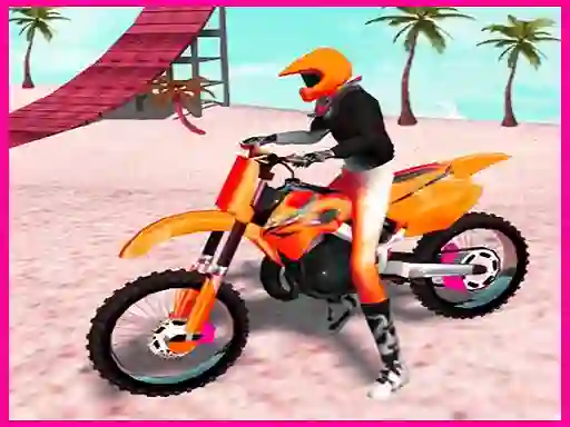Žaidimas Motocross Beach Jumping Bike Stunt internete