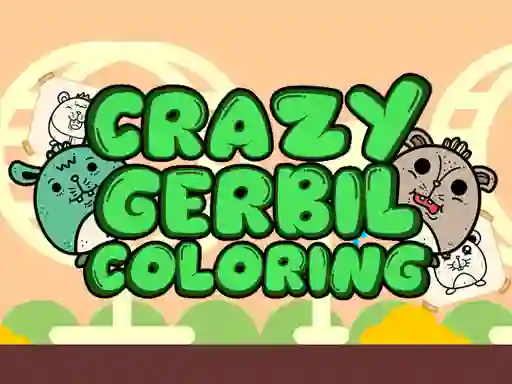 Žaidimas Crazy Gerbil Coloring internete