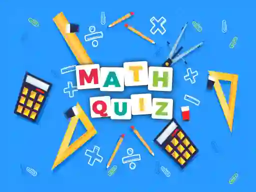 Žaidimas Math Quiz Game internete