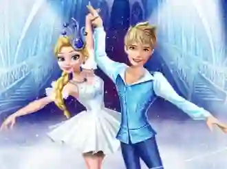 Žaidimas Elsa and Jack Ice Ballet Show internete