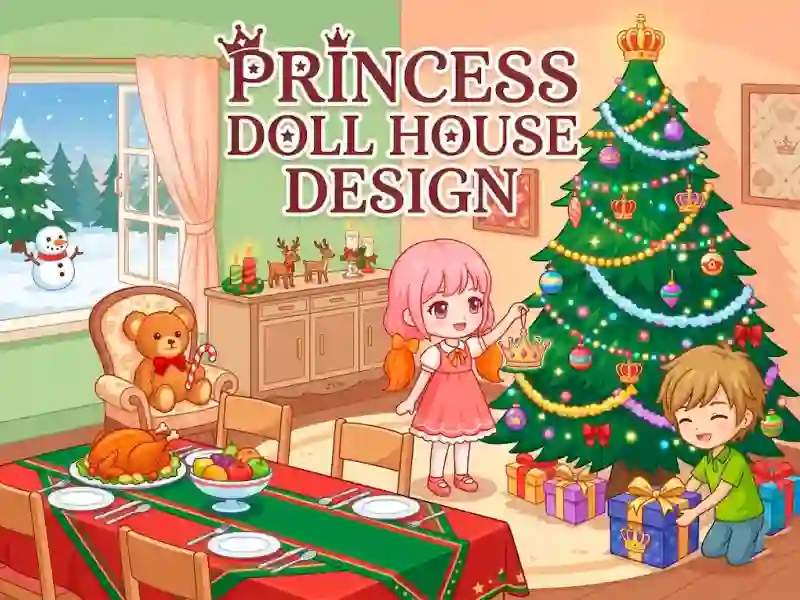 Žaidimas Princess Doll House Design internete
