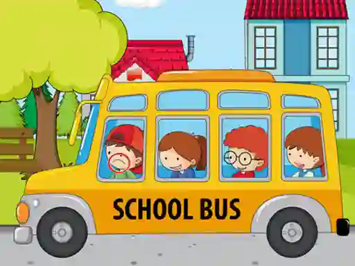 Žaidimas School Bus Differences internete