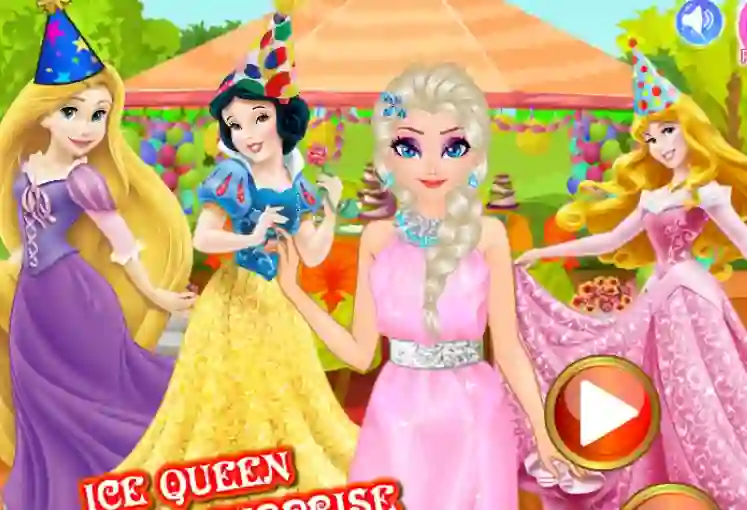 Žaidimas Ice Queen Birthday Surprise internete