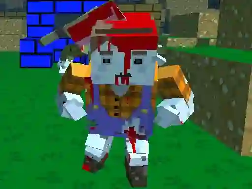 Žaidimas Pixel Gun Apocalypse 4 Zombie Invazion internete