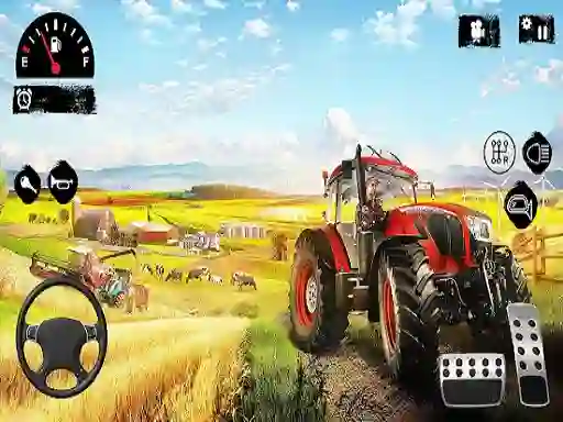 Žaidimas Offroad Tractor Farmer Simulator 2022: Cargo Drive internete