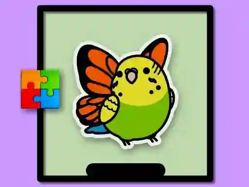 Žaidimas Cute Budgie Puzzle internete