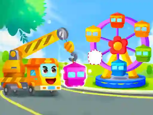 Žaidimas Little Panda Truck Team internete