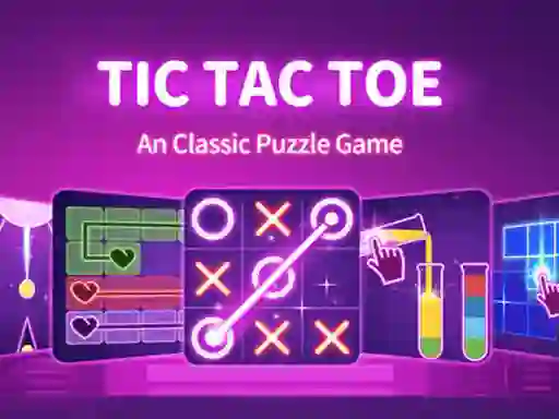 Žaidimas Tic Tac Toe: A Group Of Classic Game internete