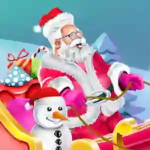 Žaidimas Design santas sleigh internete