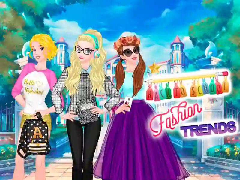 Žaidimas Back To School Fashion Trends internete