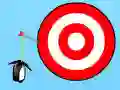 Žaidimas Penguin with Bow Golf internete