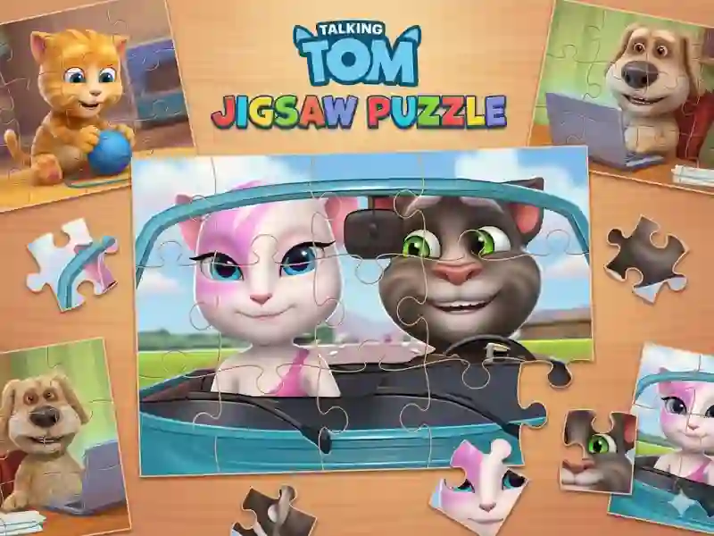 Žaidimas Talking Tom Jigsaw Puzzle internete
