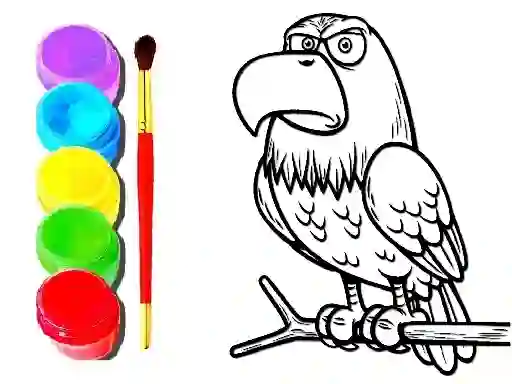 Žaidimas Eagle Coloring Book internete