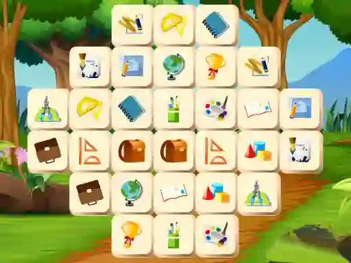 Žaidimas School Mahjong Deluxe internete
