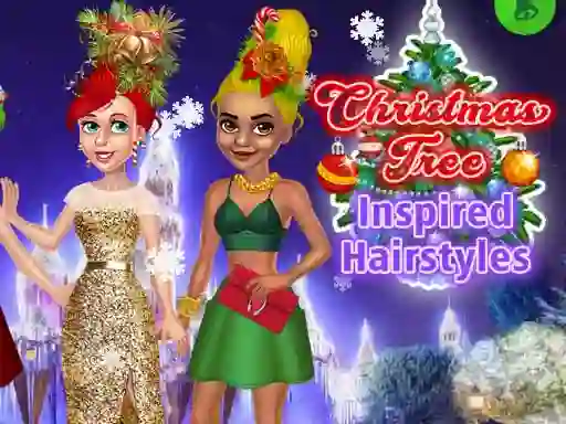 Žaidimas Christmas Tree Inspired Hairstyles internete
