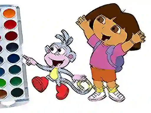 Žaidimas Cute Girl Coloring Book internete