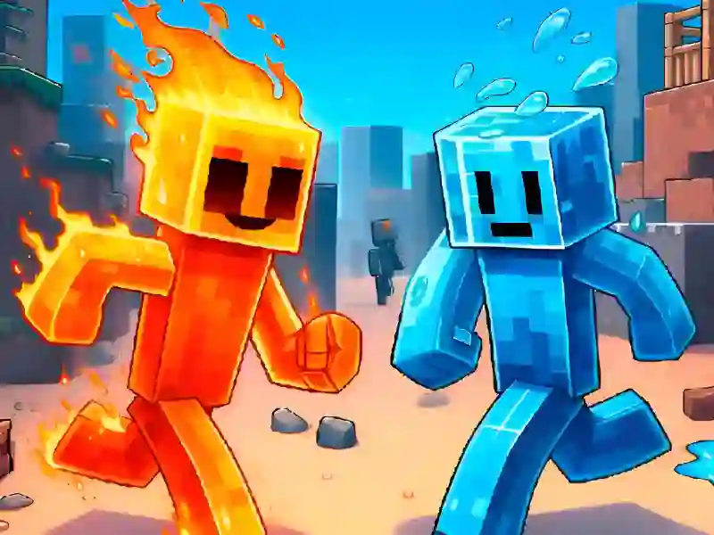 Žaidimas Fire and Water Stickman internete