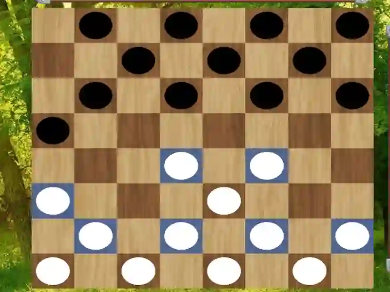 Žaidimas Classic Checkers: Forest internete
