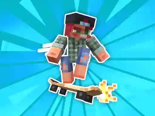 Žaidimas Noob and Pro Skateboarding internete