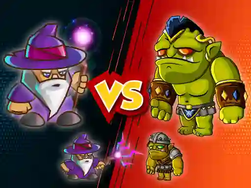 Žaidimas Wizard vs. Orcs internete