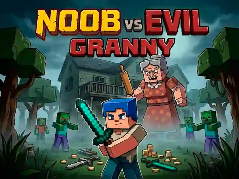 Žaidimas Noob vs Evil Granny internete