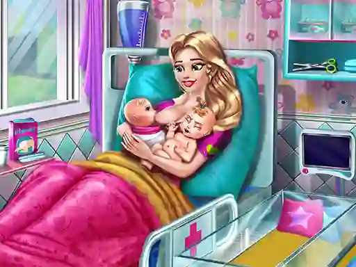 Žaidimas Mommy Twins Birth internete