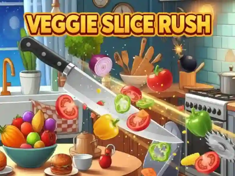 Žaidimas Veggie Slice Rush internete