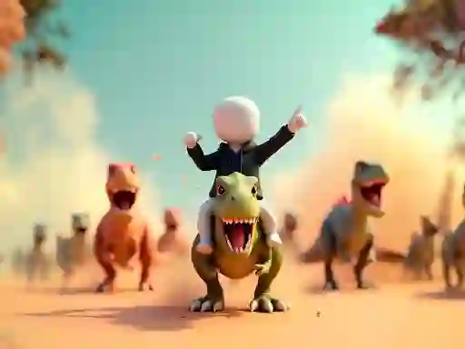 Žaidimas Stickman: Dinosaur arena internete