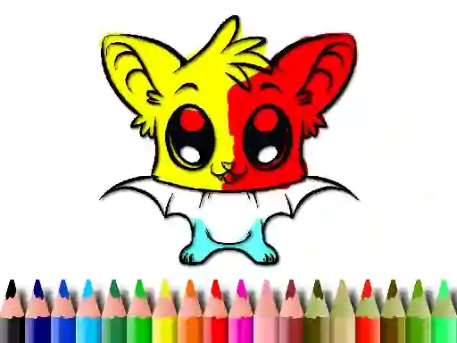 Žaidimas Cute Bat Coloring Book internete