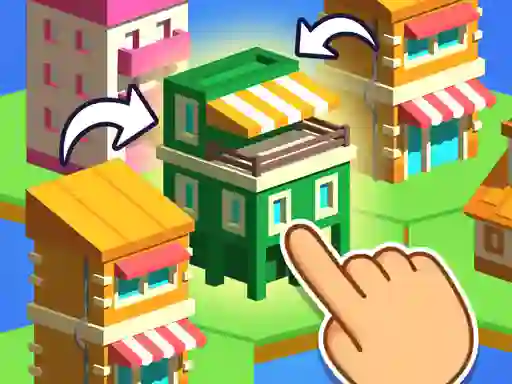 Žaidimas Crafty Town Merge City internete