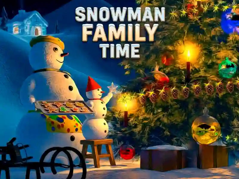 Žaidimas Snowman Family Time internete