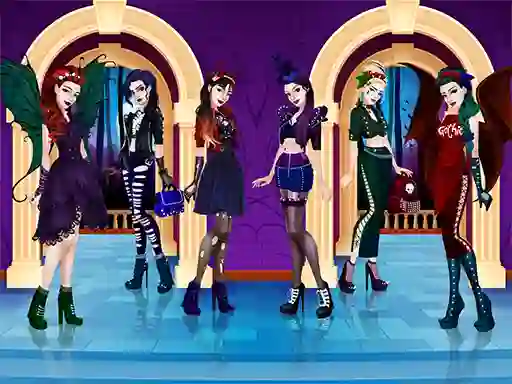 Žaidimas Gothic Dress Up internete