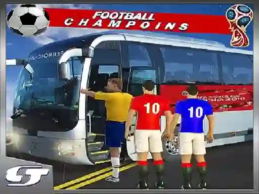 Žaidimas Football Players Bus Transport internete