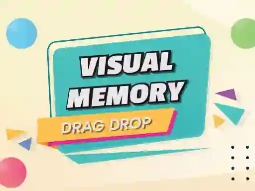 Žaidimas Visual Memory Drag Drop internete