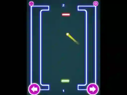 Žaidimas Pong Neon internete