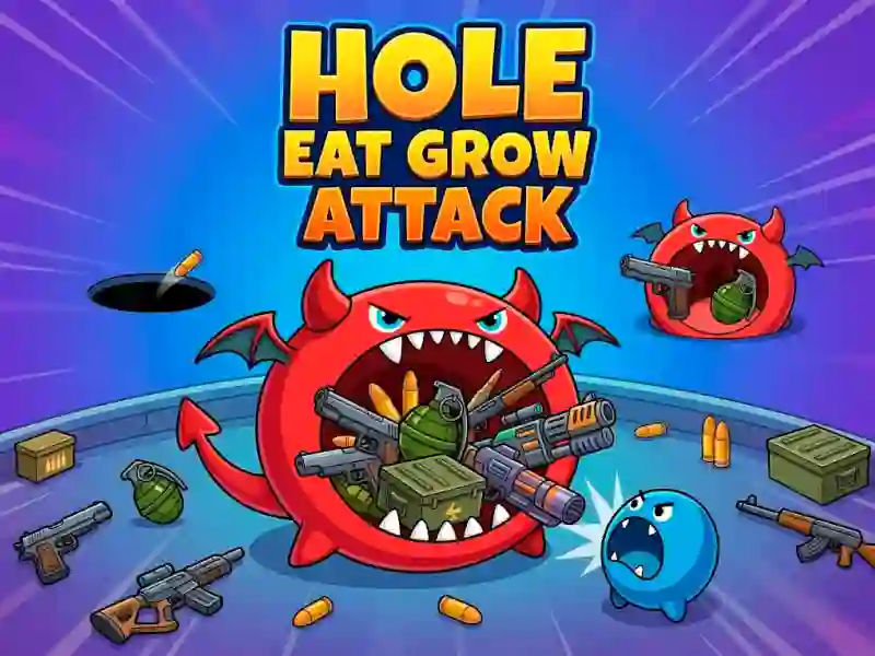 Žaidimas Hole Eat Grow Attack internete