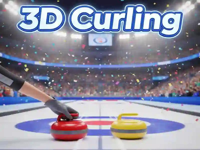 Žaidimas 3D Curling internete