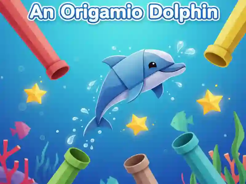 Žaidimas An origami dolphin internete