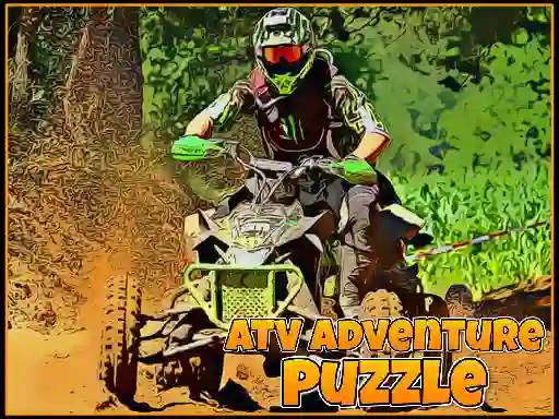 Žaidimas ATV Adventure Puzzle internete