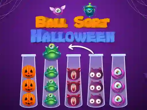 Žaidimas Ball Sort Halloween internete