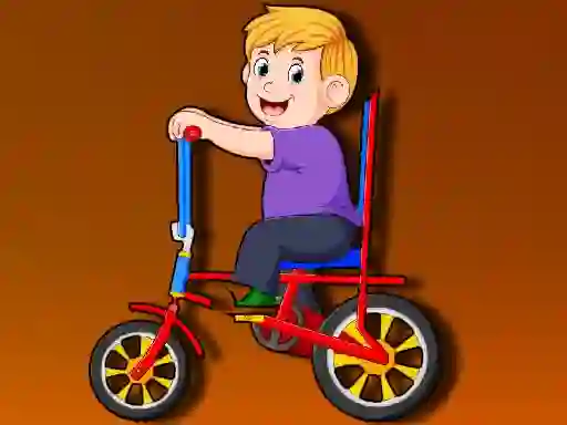 Žaidimas Cartoon Bike Jigsaw internete