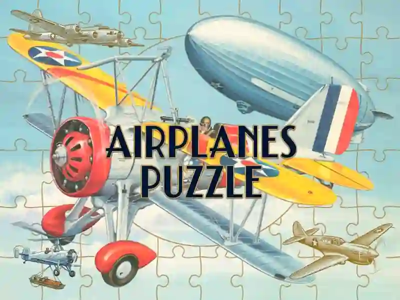 Žaidimas Airplanes Puzzle internete