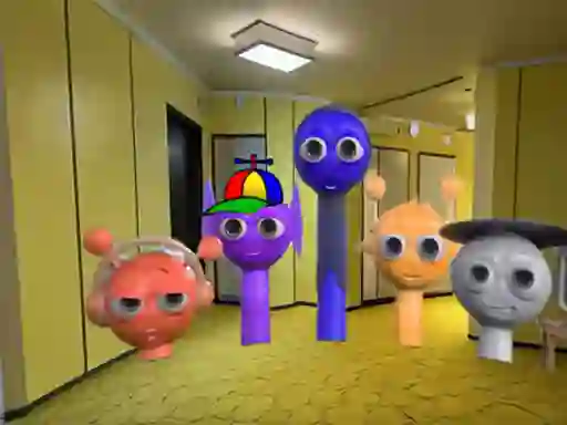 Žaidimas Sprunki Backroom Terrors Skibidi Toilet internete