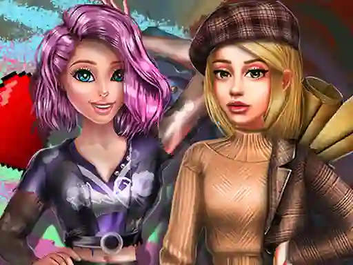 Žaidimas 2022 Dark Academia to Egirl Dress up internete