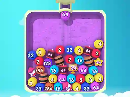 Žaidimas Bubble Merge 2048 internete