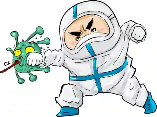 Žaidimas Against Coronavirus Slide internete