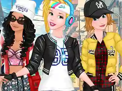 Žaidimas Princesses Sporty & Funky Day internete