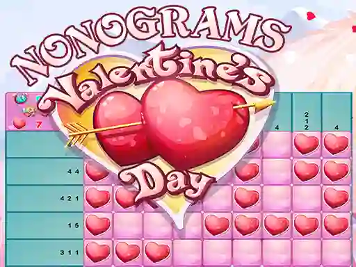 Žaidimas Nonograms Valentines Day internete