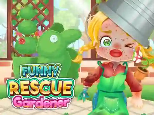 Žaidimas Funny Rescue Gardener internete